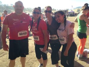 The team before the run