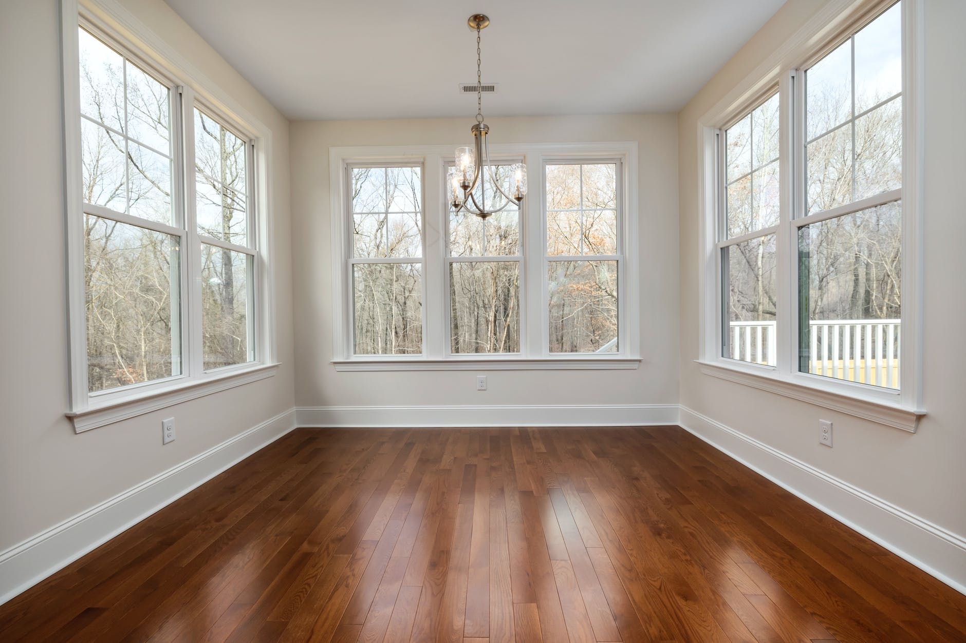 wood house architecture inside