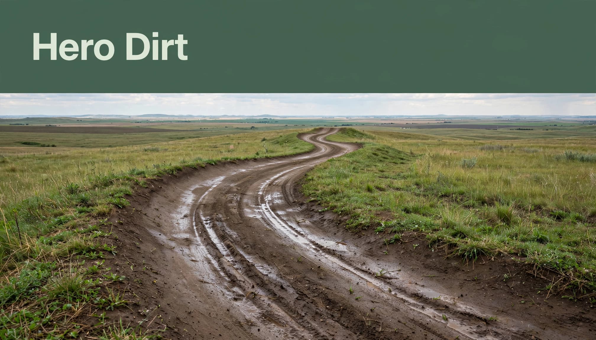 Editorial illustration of a dirt trail winding through grassy countryside.